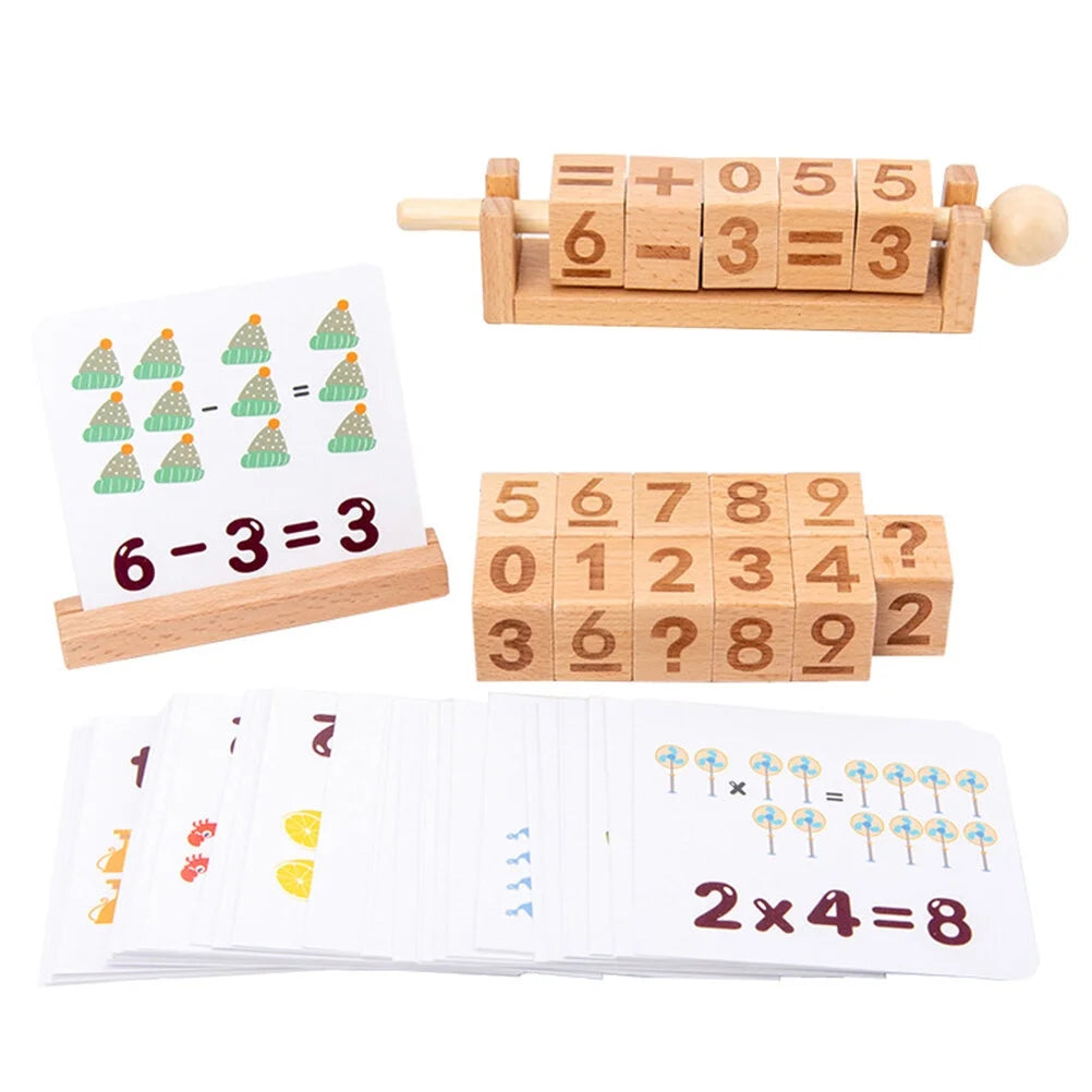 Wooden Learning String Toy Building Blocks L739