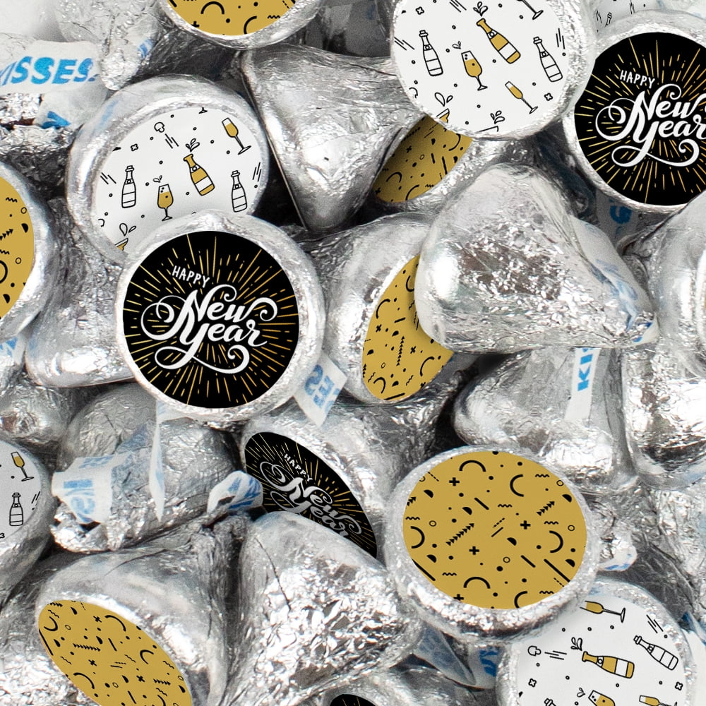400 Pcs Black & Gold Candy Party Favor A8557