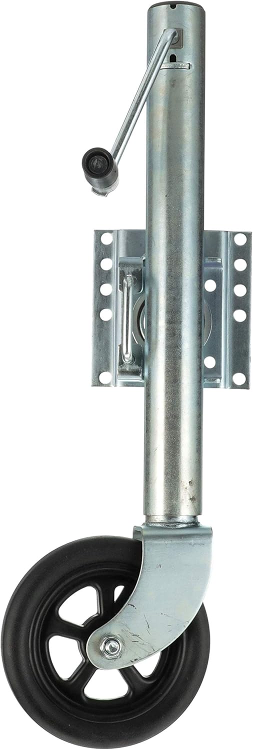 Fold Up Trailer Jack, 22-7/8 Inch Max. Lift, 1,500 Pound Max. Load, Pack of 2 L21145