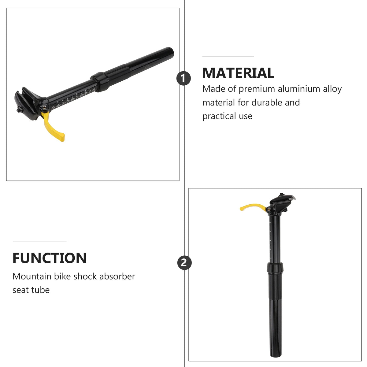 Bike Seatpost Suspension Aluminum Cycling Post L691428