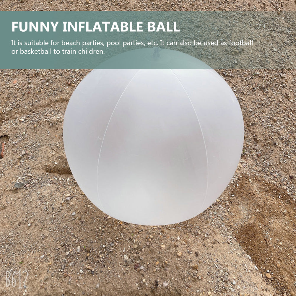 10 Pcs Kids LED Inflatable Ball Game White Pvc P51707