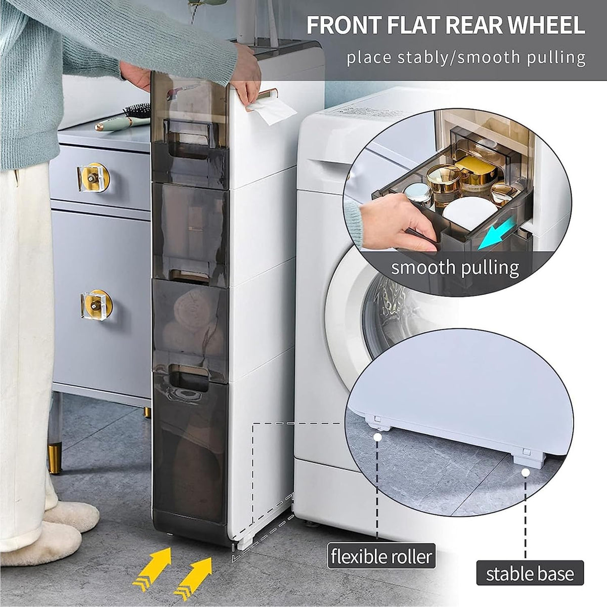 Floor-standing Bathroom Storage Cabinets S6456