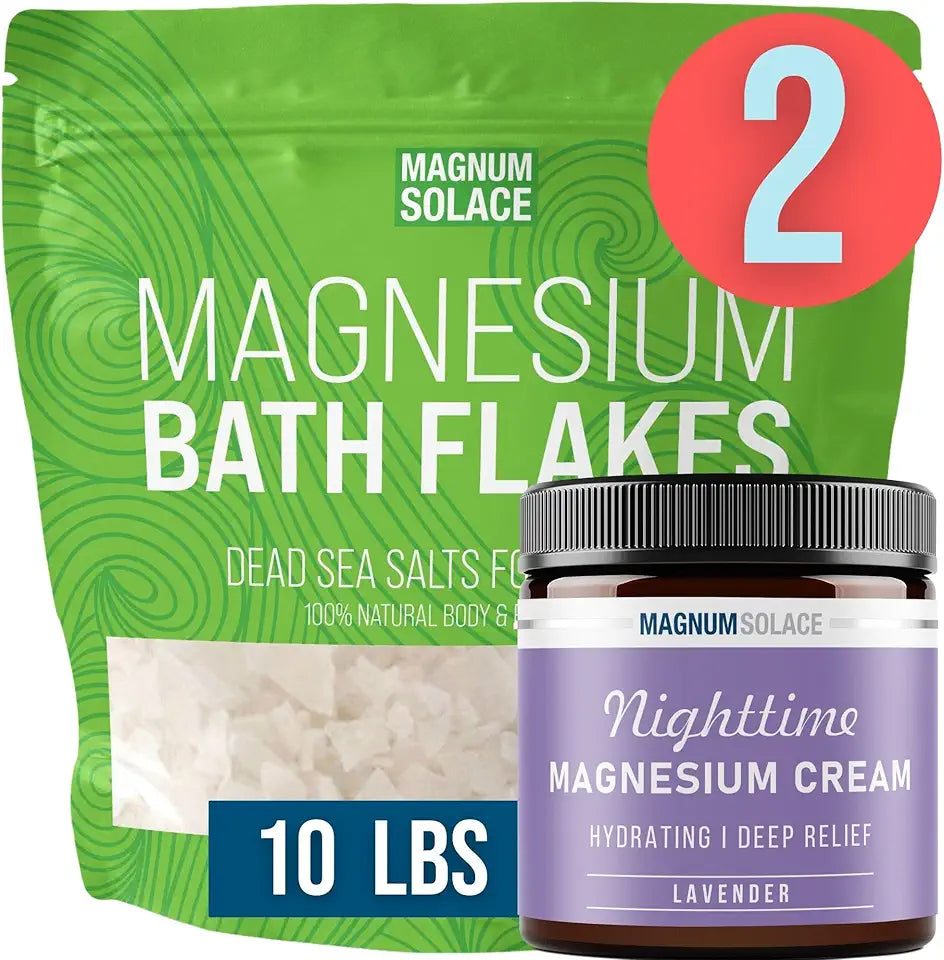 Magnesium Flakes & Cream 2 Item Bundle B92644