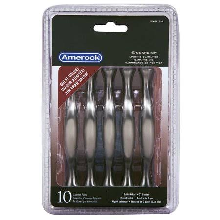 Cabinet and Drawer Pull Satin Nickel 10 Pack H472