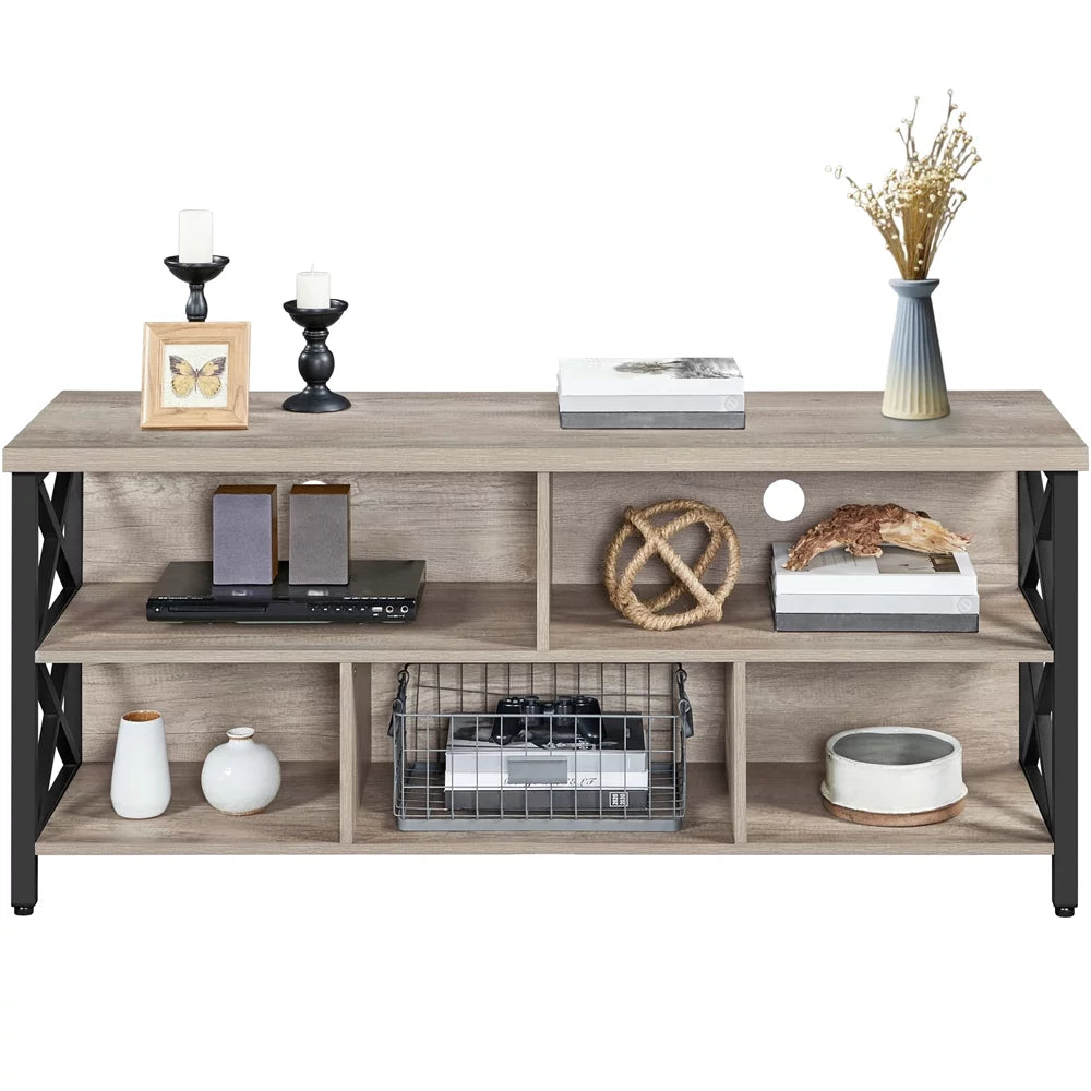 Gray TV Stand with Storage Q54866