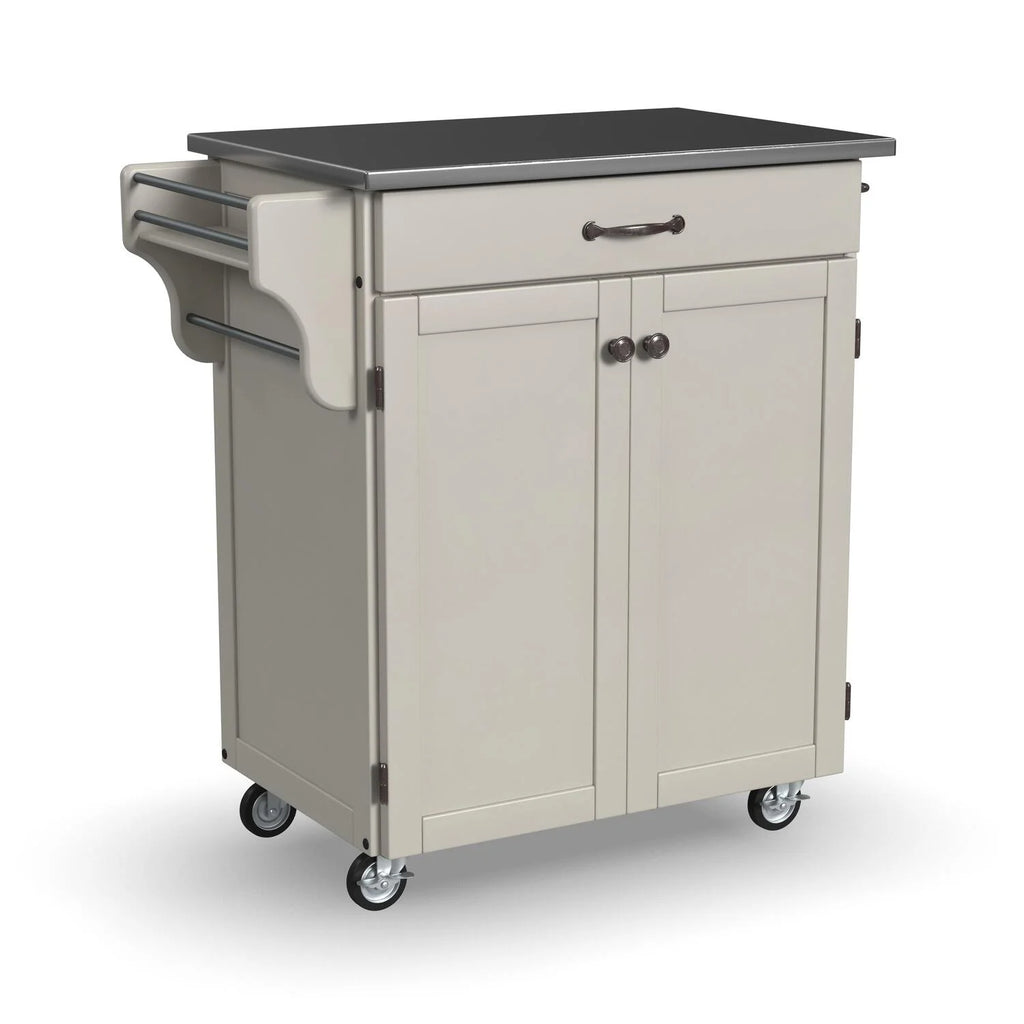 Off White Wood Kitchen Cart W921400