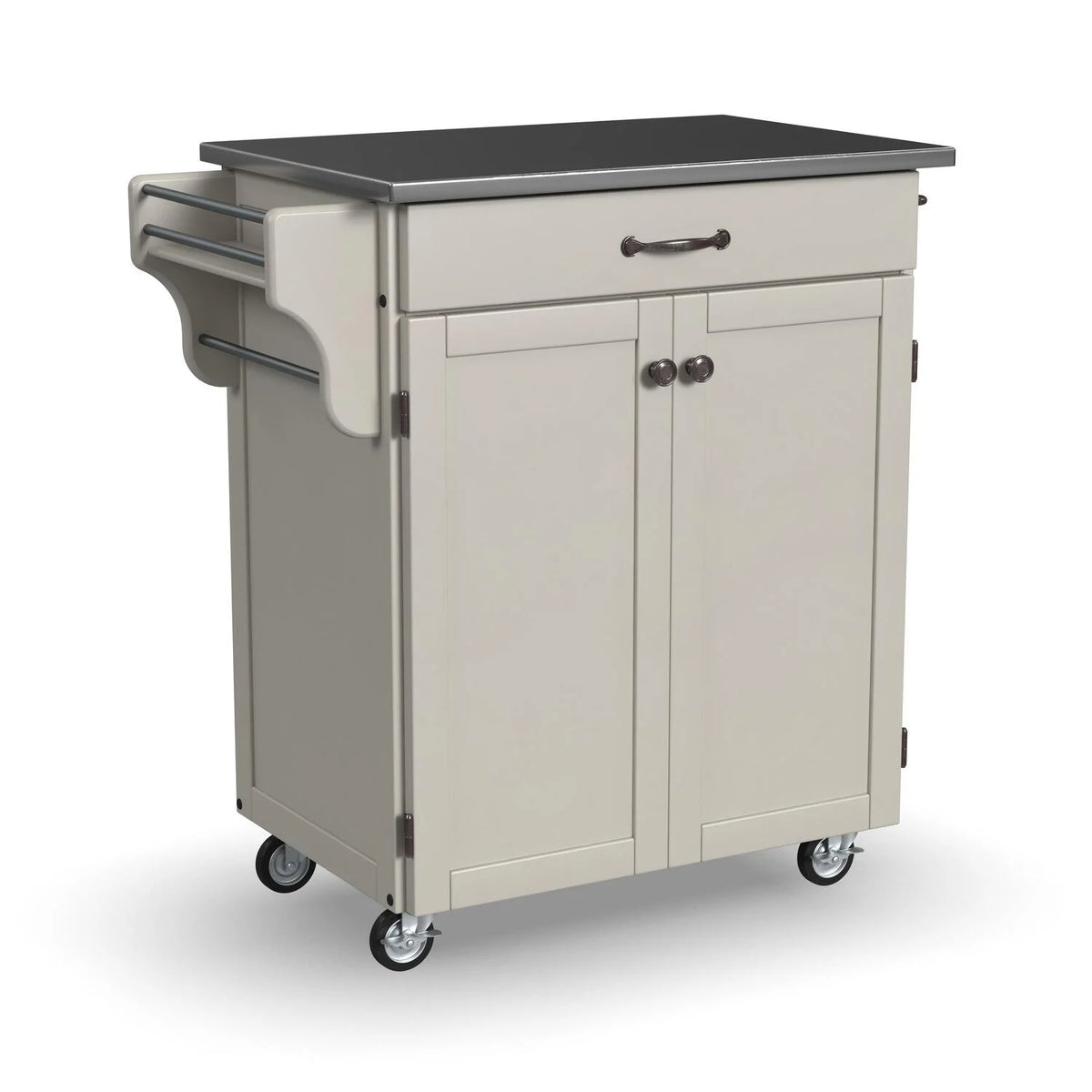 Off White Wood Kitchen Cart W921400