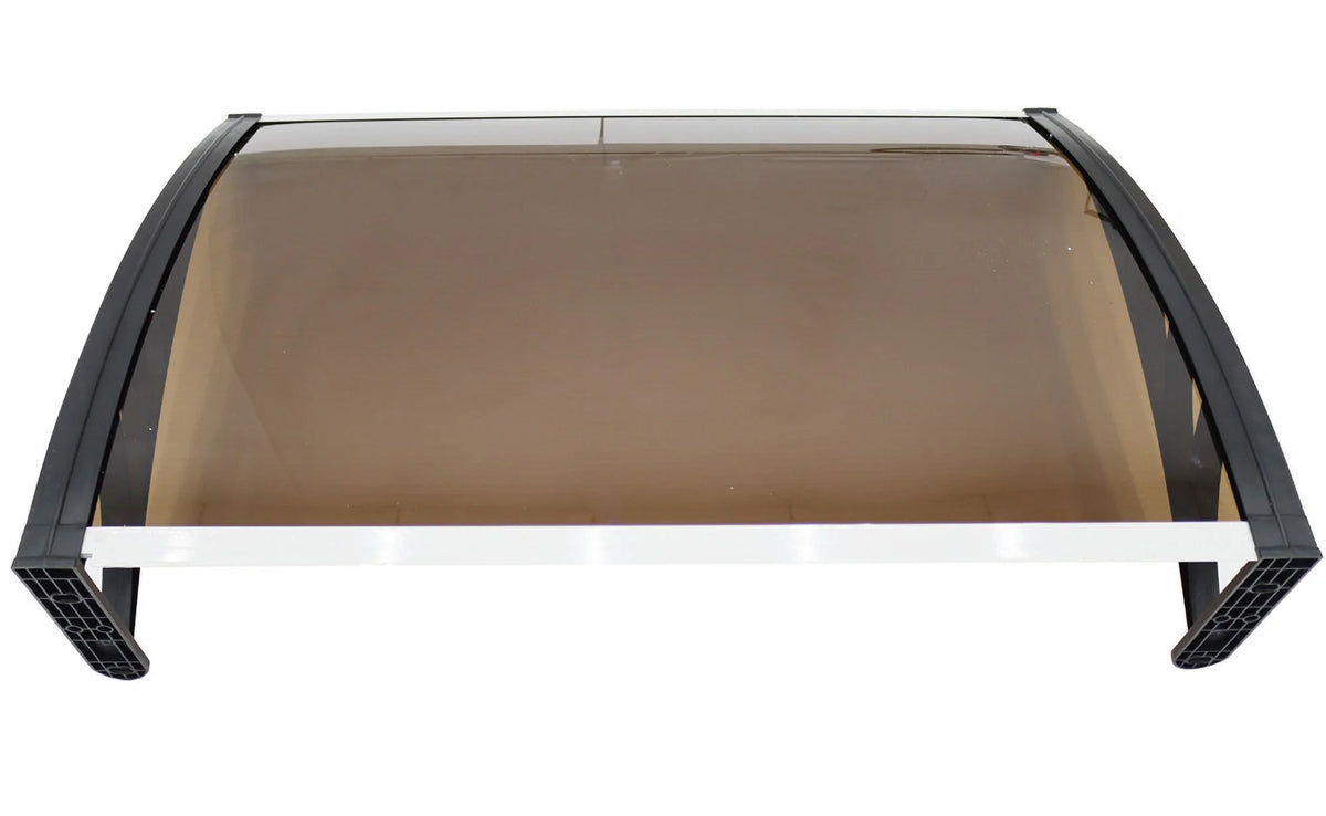 30"*40" Polycarbonate Awning Dark Brown I852