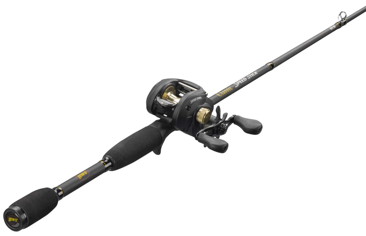 Black Baitcast Reel and Fishing Rod Combo Y71920
