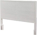 White Pearl California King Wood Headboard W272