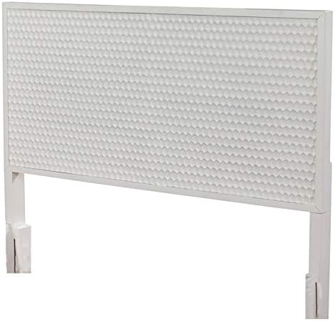 White Pearl California King Wood Headboard W272
