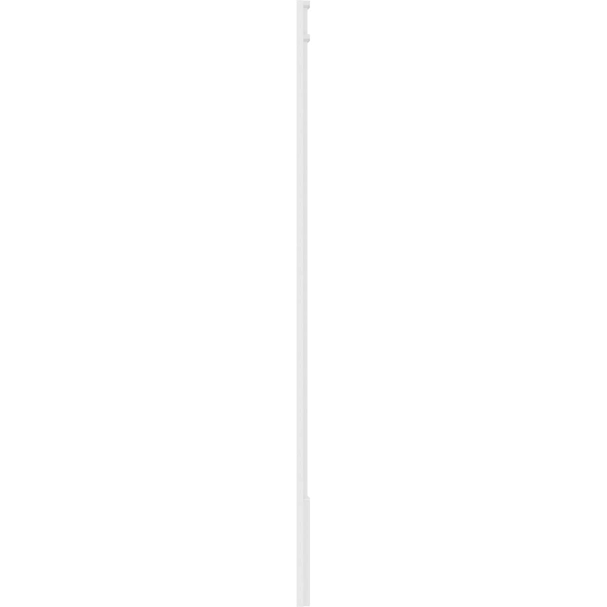 8x22W x 108x22H x 2x22P Flat Panel PVC Pilaster with Decorative Capital & Base (Pair) X547272