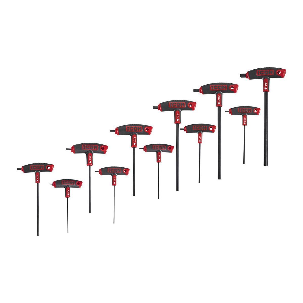 11 Piece T-Handle Hex Key Set Q9278