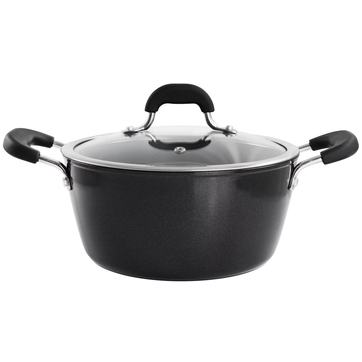 4.5 Quart Dutch Oven with Lid in Black Q356439