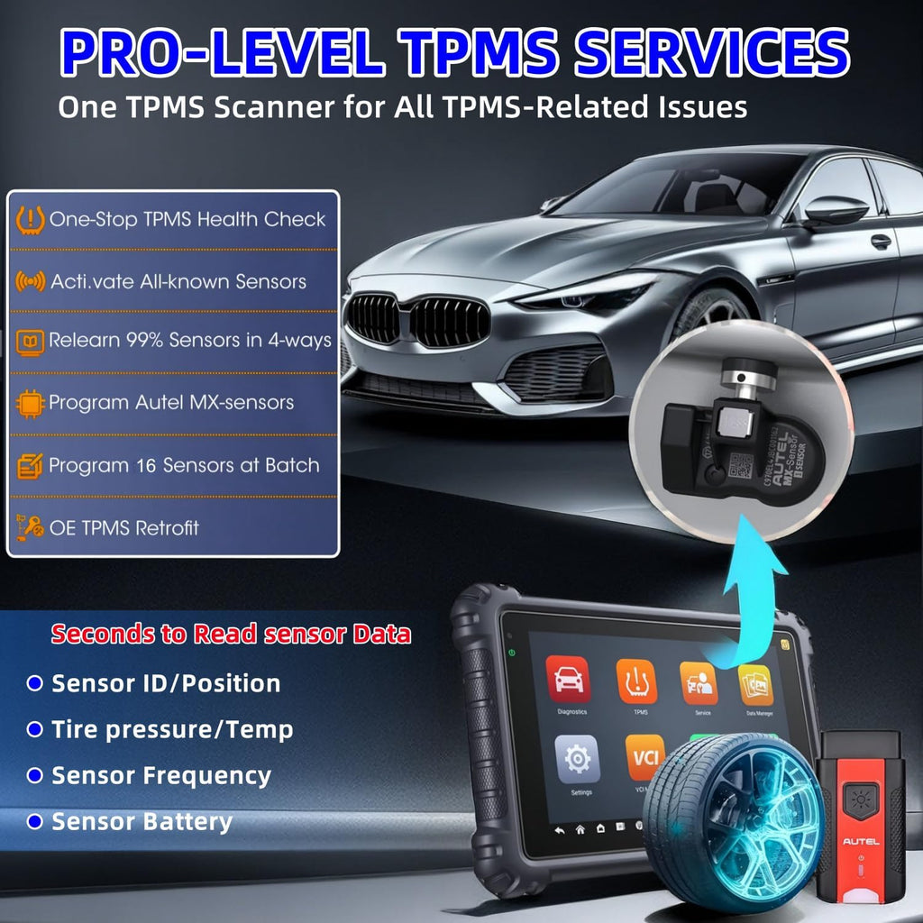 All System Diagnostic Scanner with TPMS Programming B580