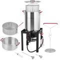 30 QT Turkey Fryer with Basket and Burner Set A55178