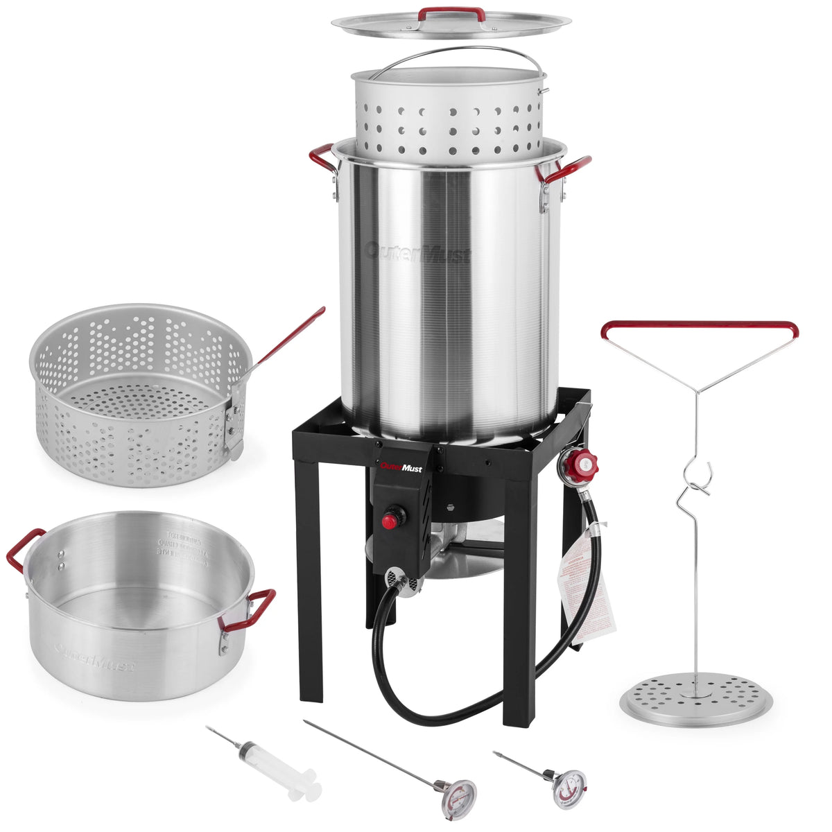 30 QT Turkey Fryer with Basket and Burner Set A55178