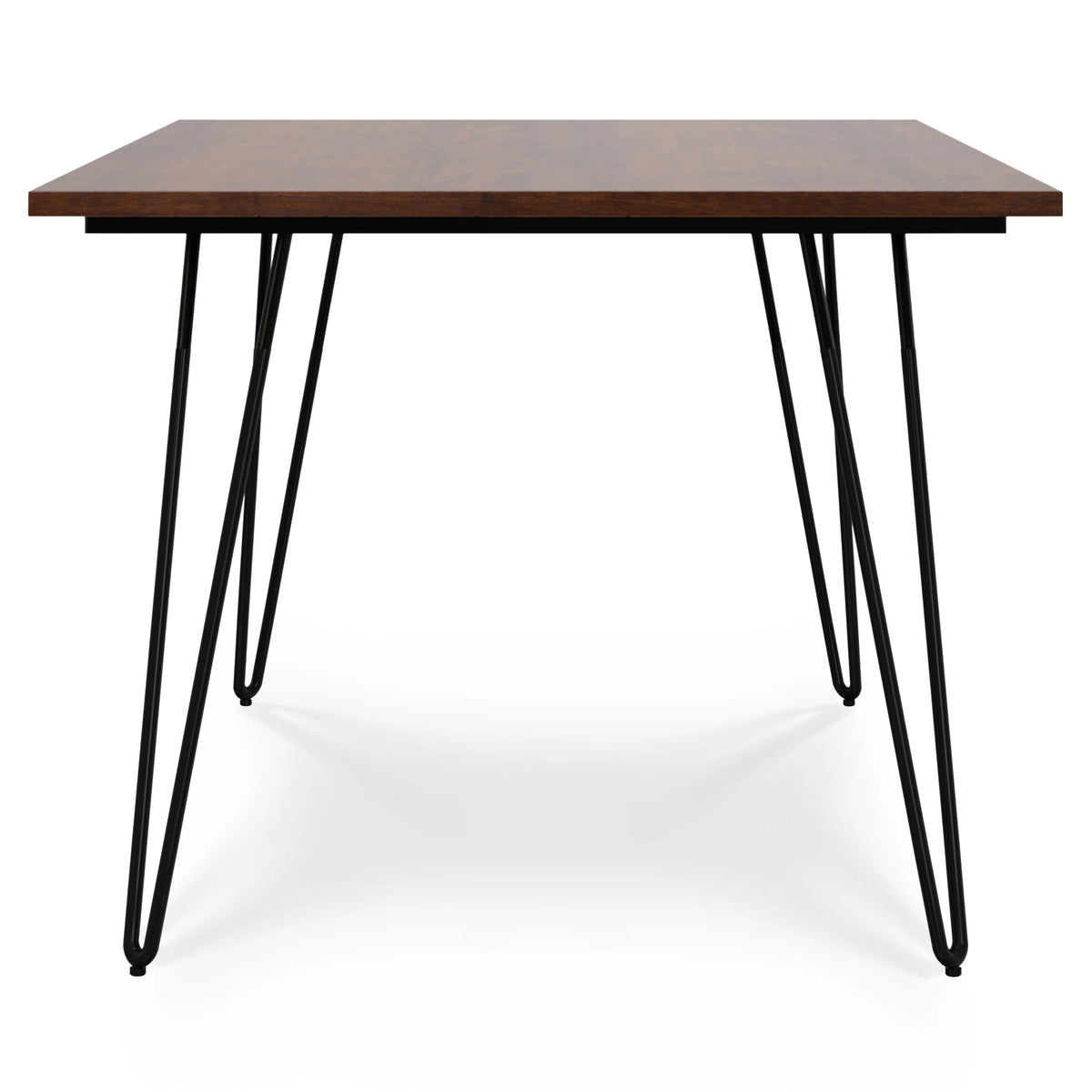 Solid Mango Wood and Metal 66 inch x 40 inch Rectangle Dining Table A646326