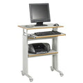 Adjustable Stand-Up Workstation AV Cart Gray H47667