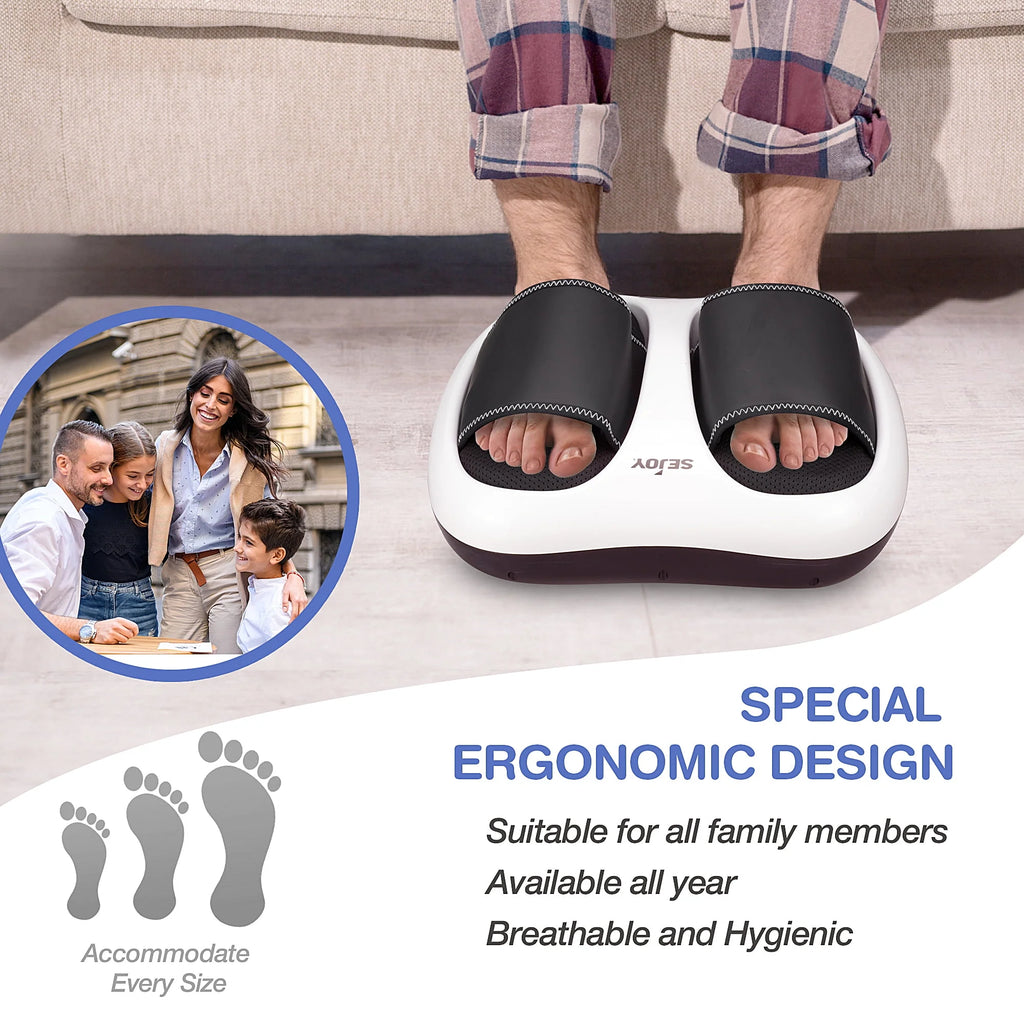 Shiatsu Foot Massager with Heat & Air Compression P28287