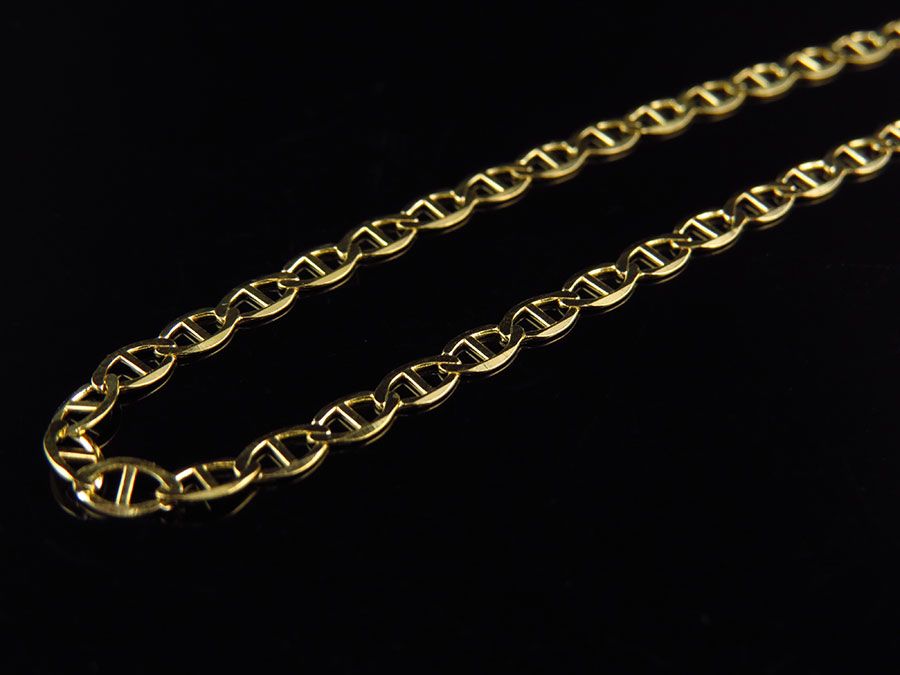 10K Solid Yellow Gold Mariner Style Chain 16-26 Inches M853179