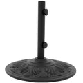 Black Cast Aluminum Patio Umbrella Base N901061