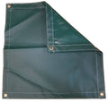 10x10 Forest Green Vinyl Coated Tarp 18 oz. D207