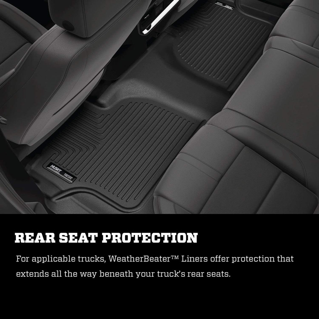Black Front & 2nd Seat Floor Liners 3 Pcs R443