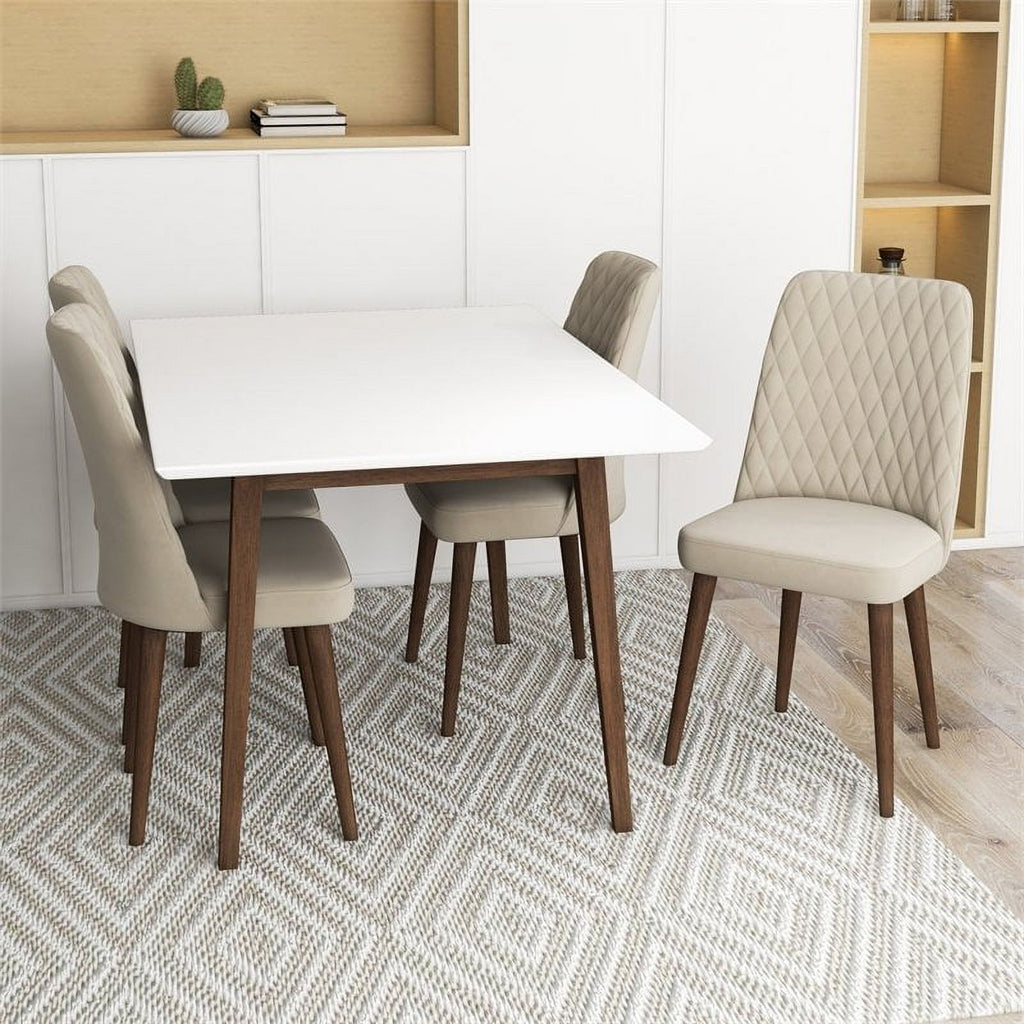 Mid Century Modern Kitchen Table and Chairs for 4 N192758