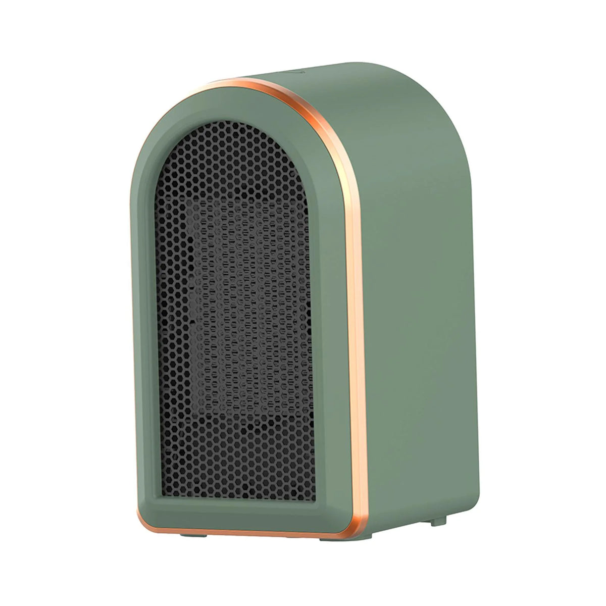 Green Mini Heater Fan with Tip Over Protection U307