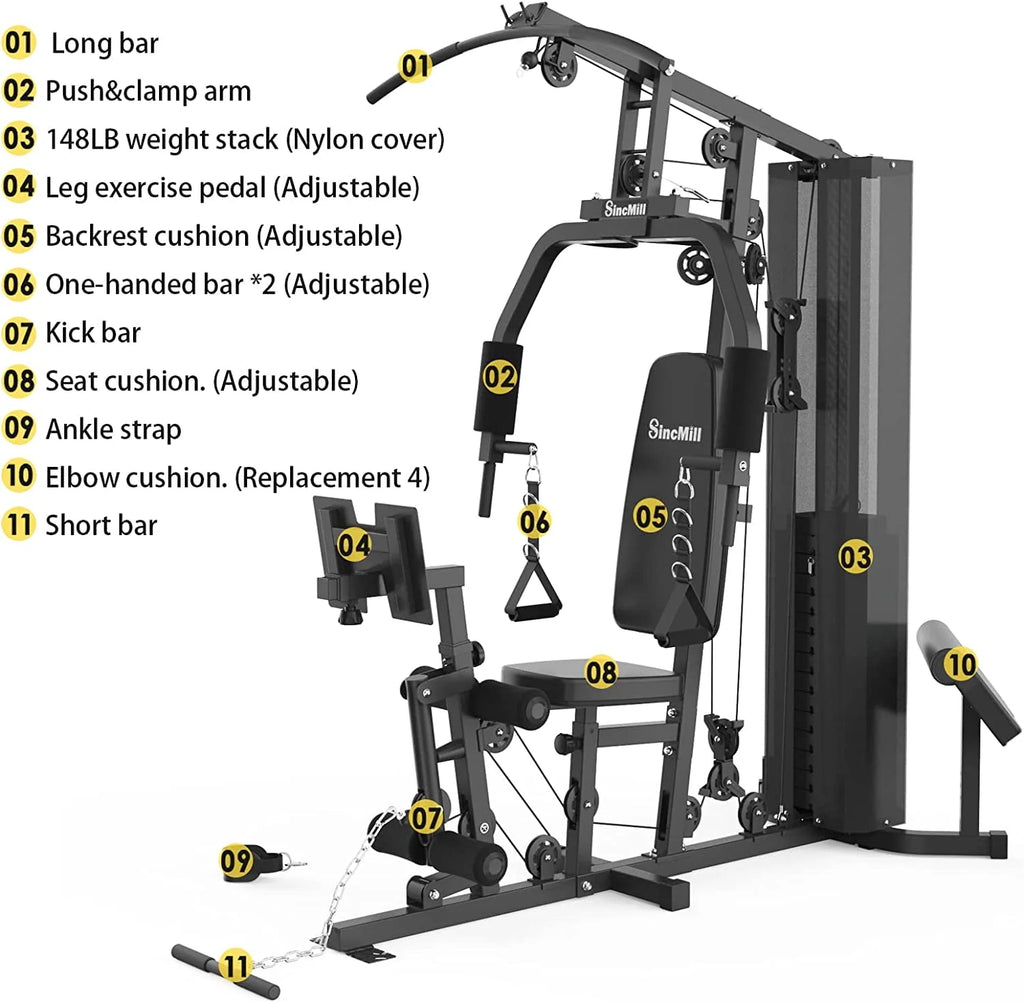 Multifunctional Full Body Home Gym Equipment K8599