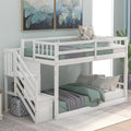 White Twin Loft Bed C97701