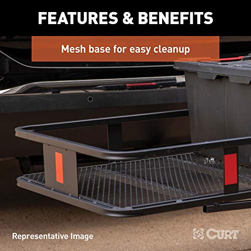 60 x 24-Inch Black Steel Cargo Carrier I7528