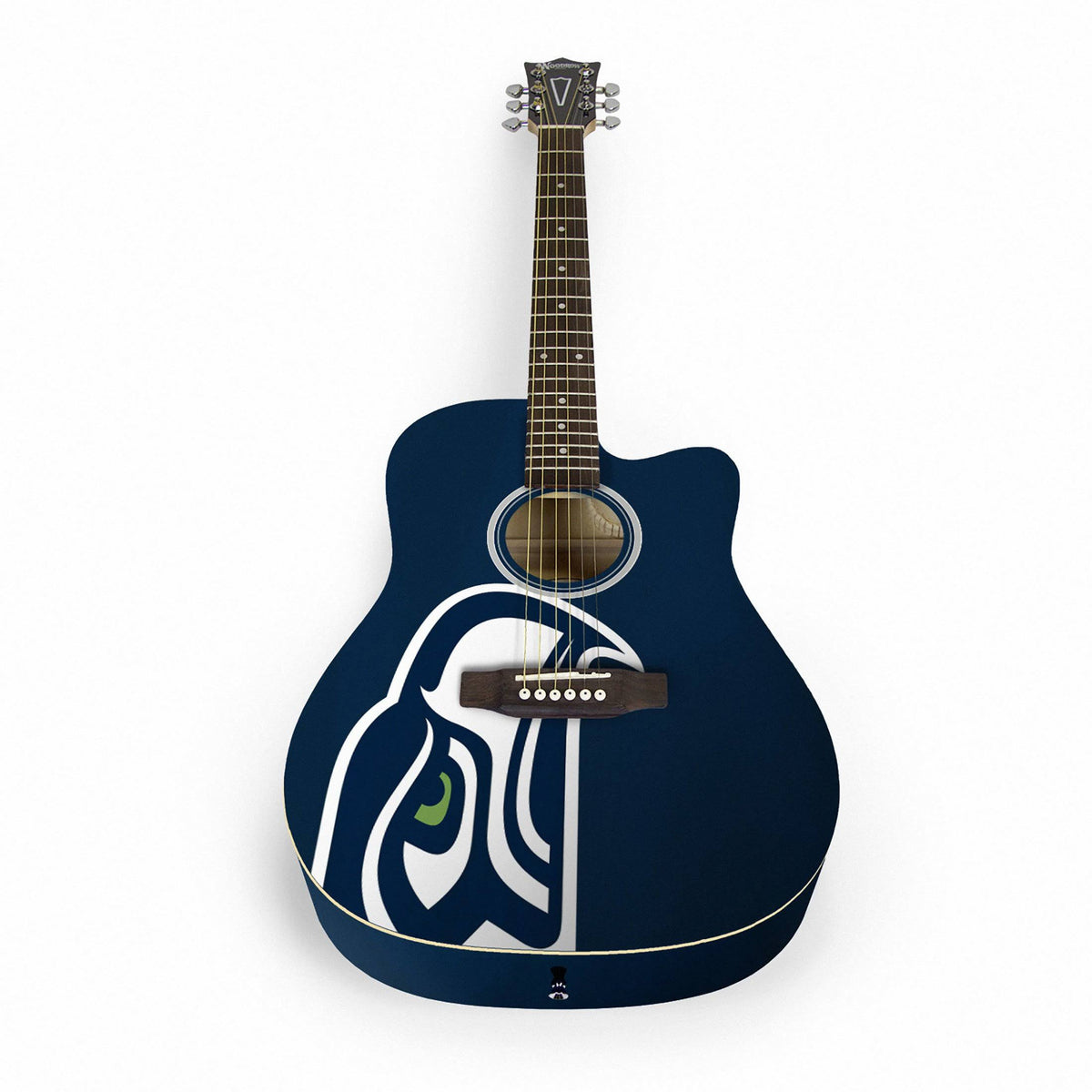 Navy Acoustic Guitar with Case G276