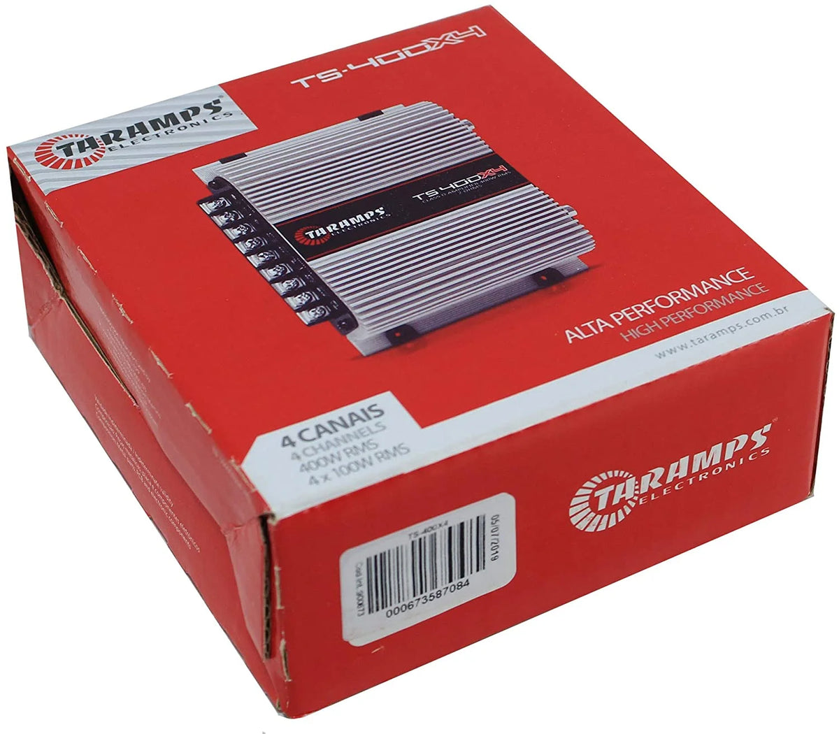 Full Range 4 Channel 400W Class D Car Audio Amplifier E83132