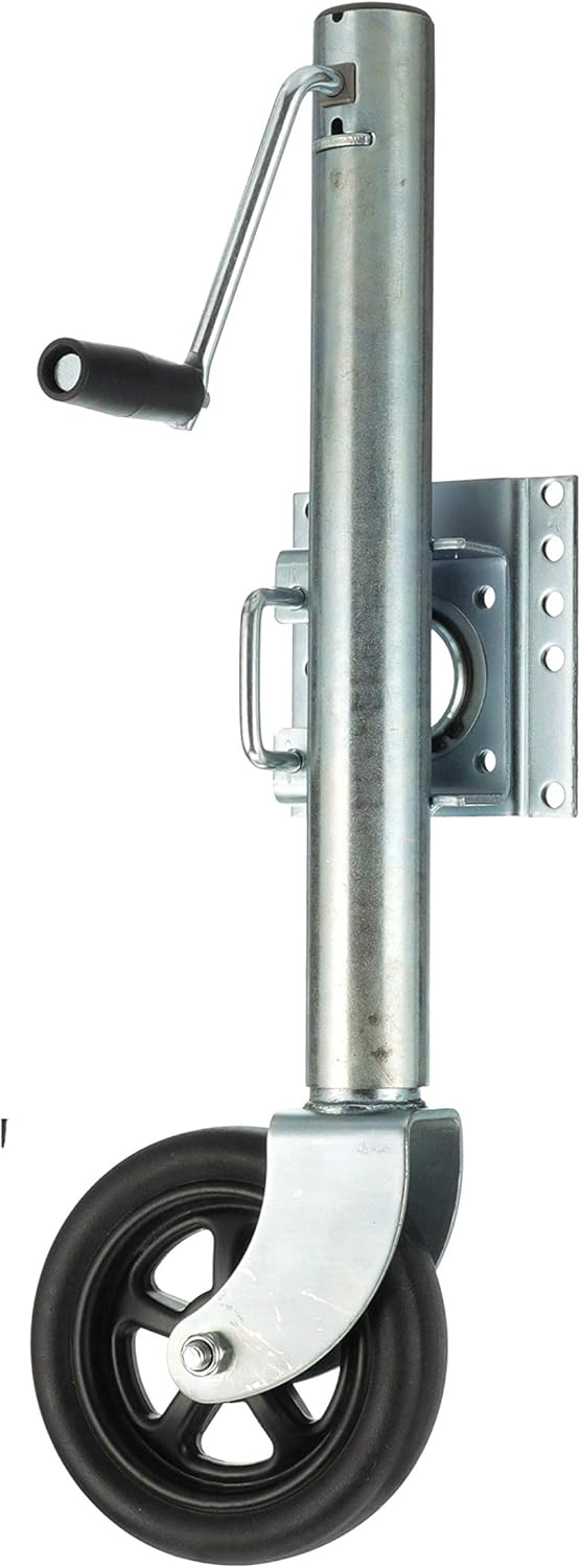 Fold Up Trailer Jack, 22-7/8 Inch Max. Lift, 1,500 Pound Max. Load, Pack of 2 L21145
