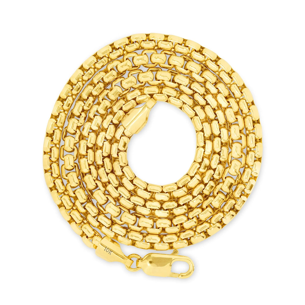 10k Yellow Gold 5mm Rolo Chain Necklace 18" - 24" F774191