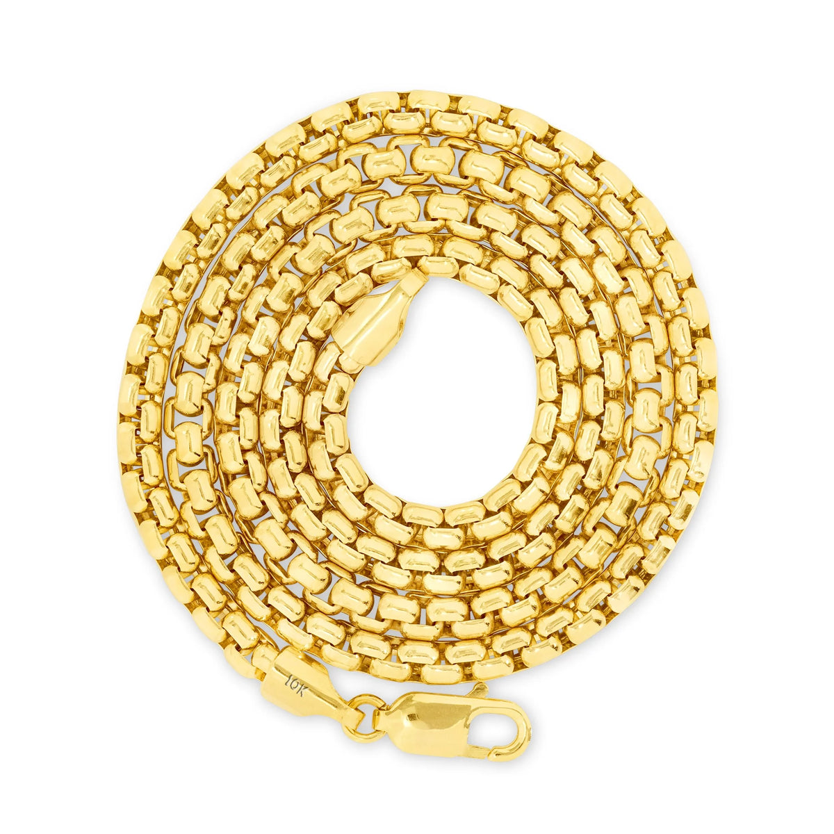 10k Yellow Gold 5mm Rolo Chain Necklace 18" - 24" F774191