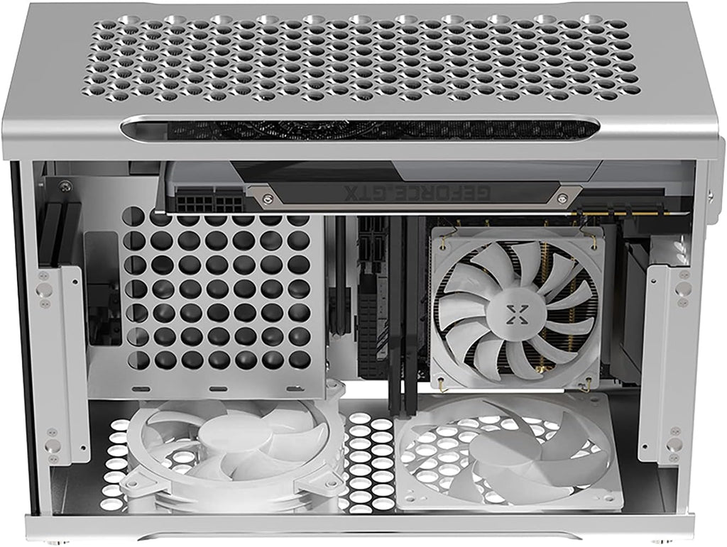 Mini ITX Aluminum Computer Case with Tempered Glass T612