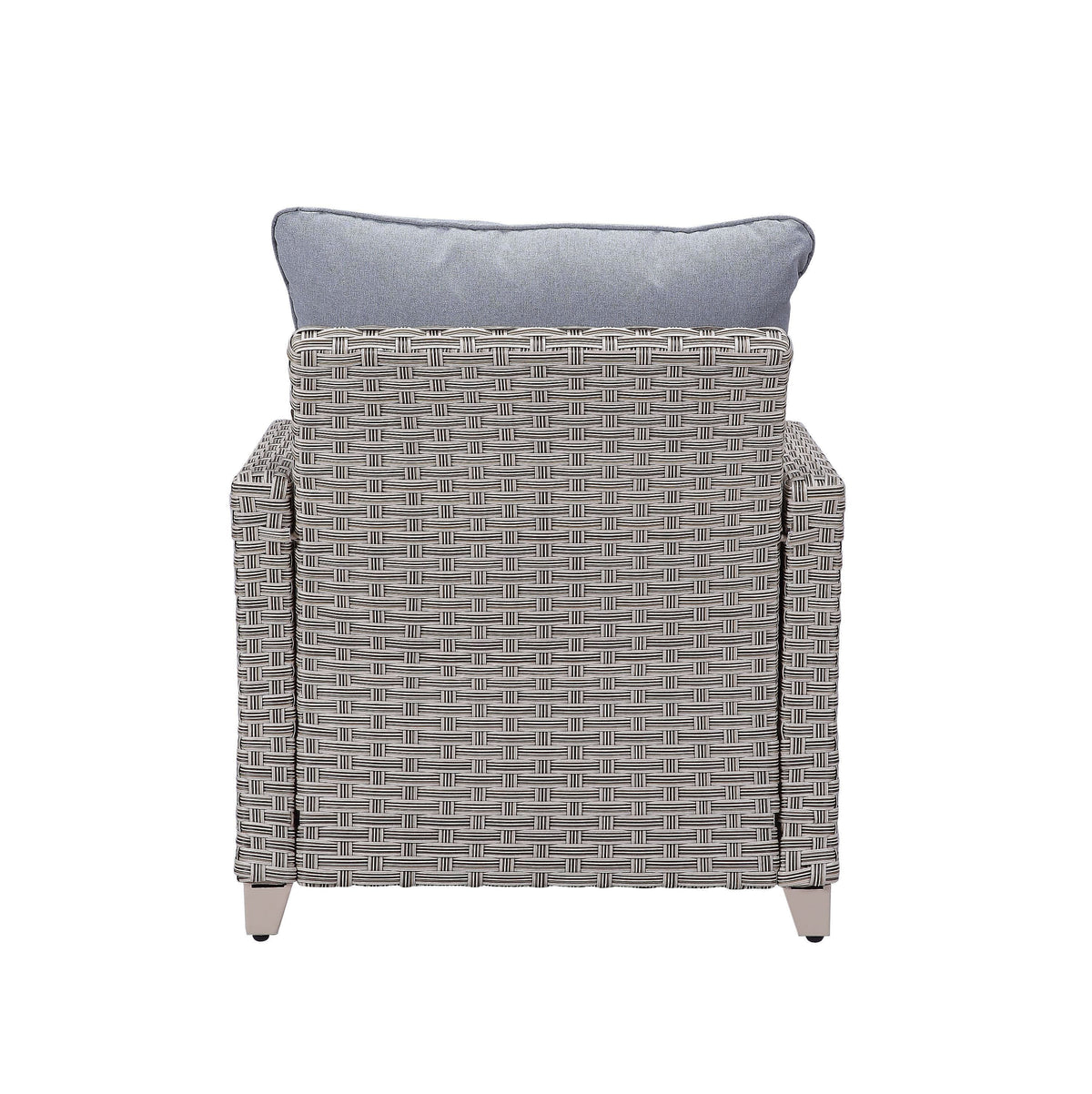 Gray Fabric Patio Sofa Set J372