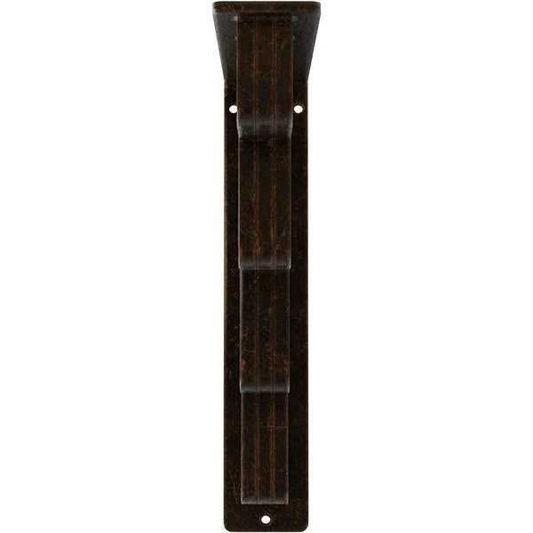 Wrought Iron Bracket Antiqued Bronze Triple Center brace Y612