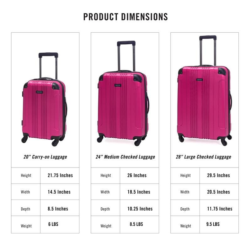 Teal 20-Inch Lightweight Hardshell Carry On Spinner Luggage R917775