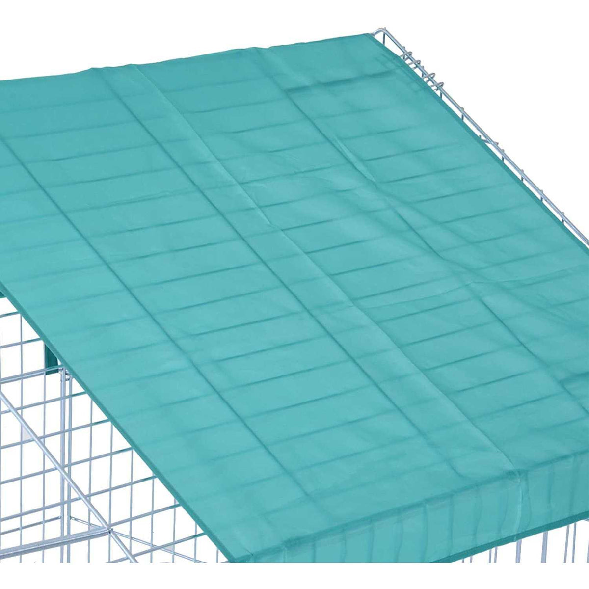 Large Galvanized Steel Outdoor Pet Hutch Enclosure B29618