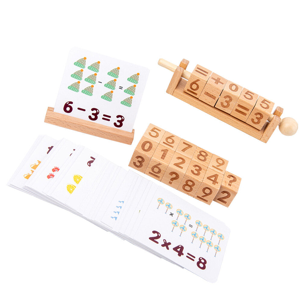 Wooden Learning String Toy Building Blocks L739