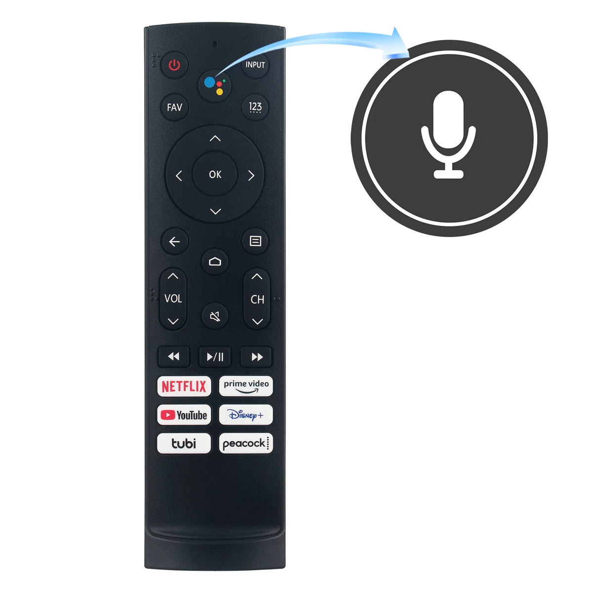Replaced Remote Control U281393