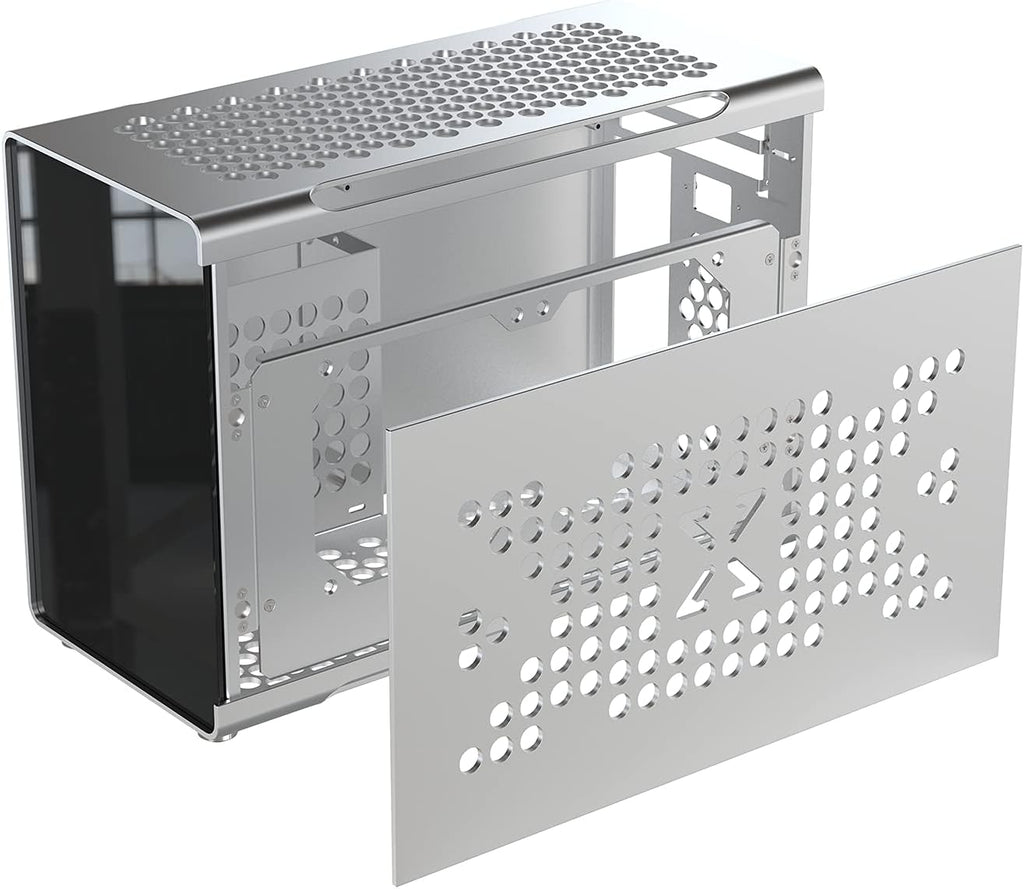 Mini ITX Aluminum Computer Case with Tempered Glass T612