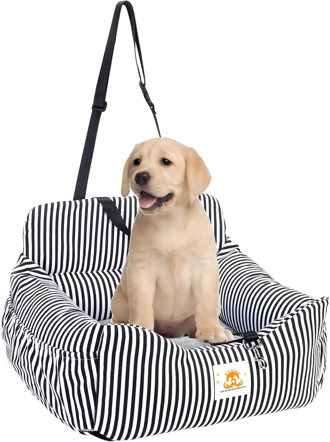 Dog Car Seat with Storage Pocket and Safety Leash S897