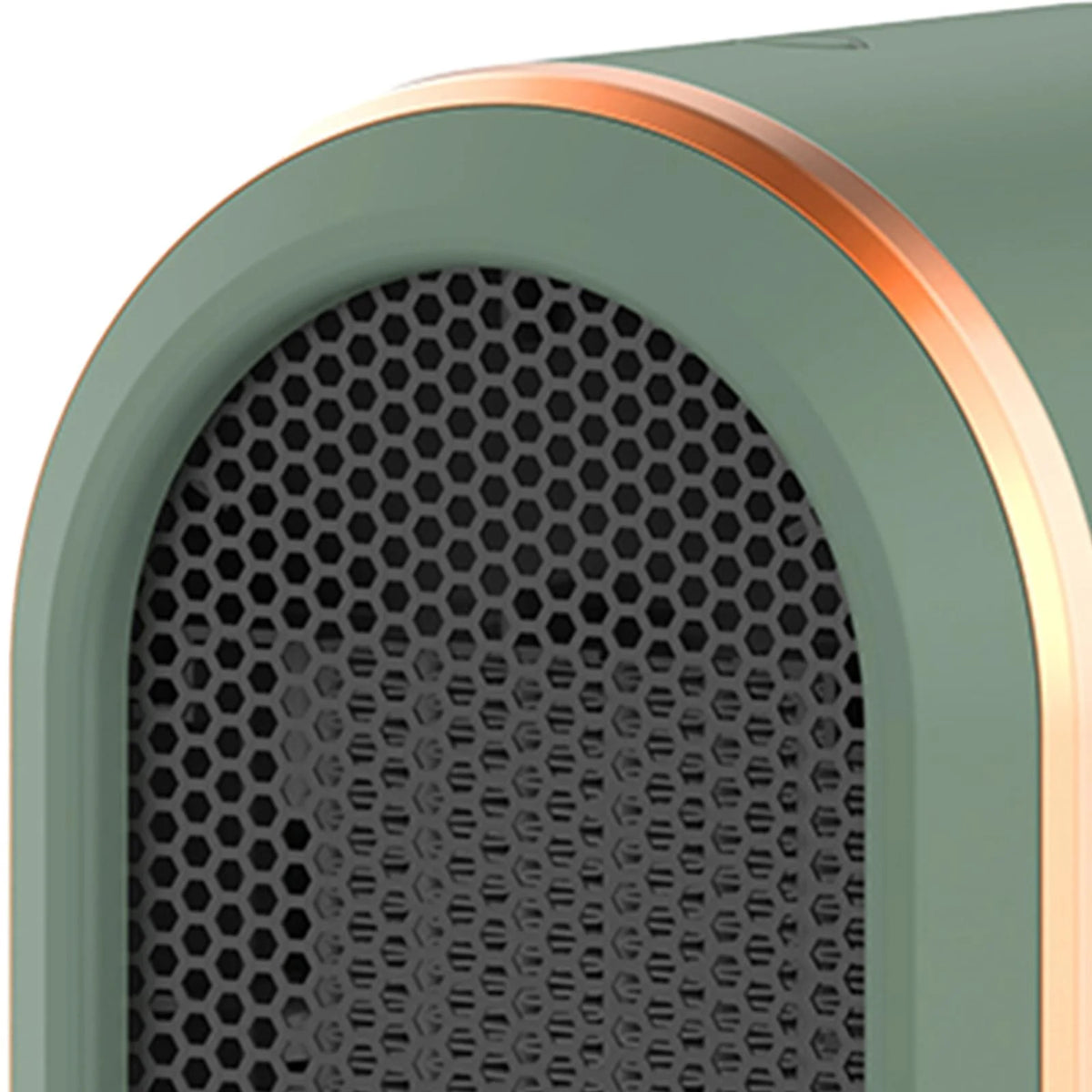 Green Mini Heater Fan with Tip Over Protection U307