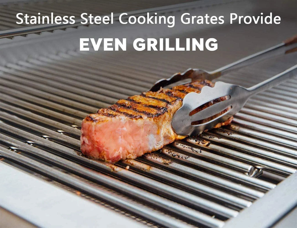 4 Pack Stainless Steel Heat Shields Tents for Gas Grill S7935