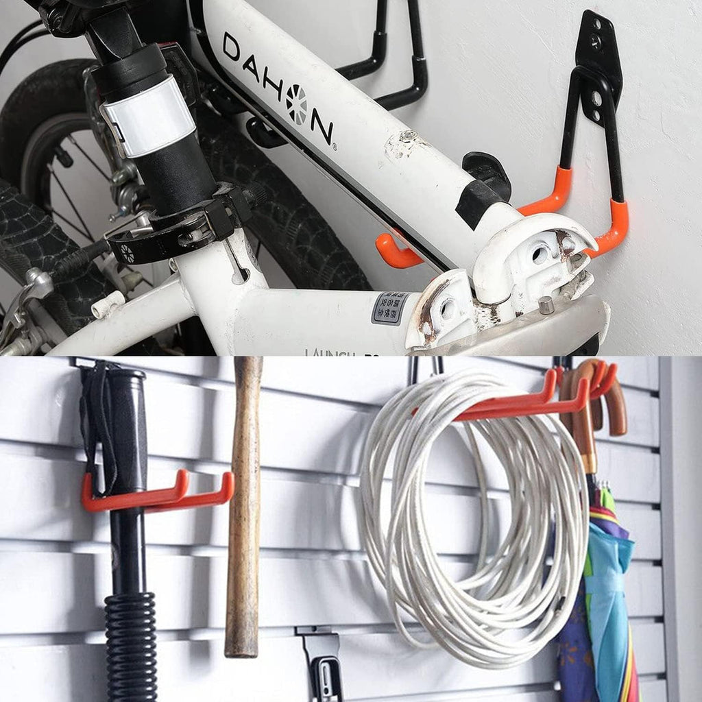 20 Pcs Heavy Duty Wall Mount Utility Hooks with Anti-Slip Coating E185